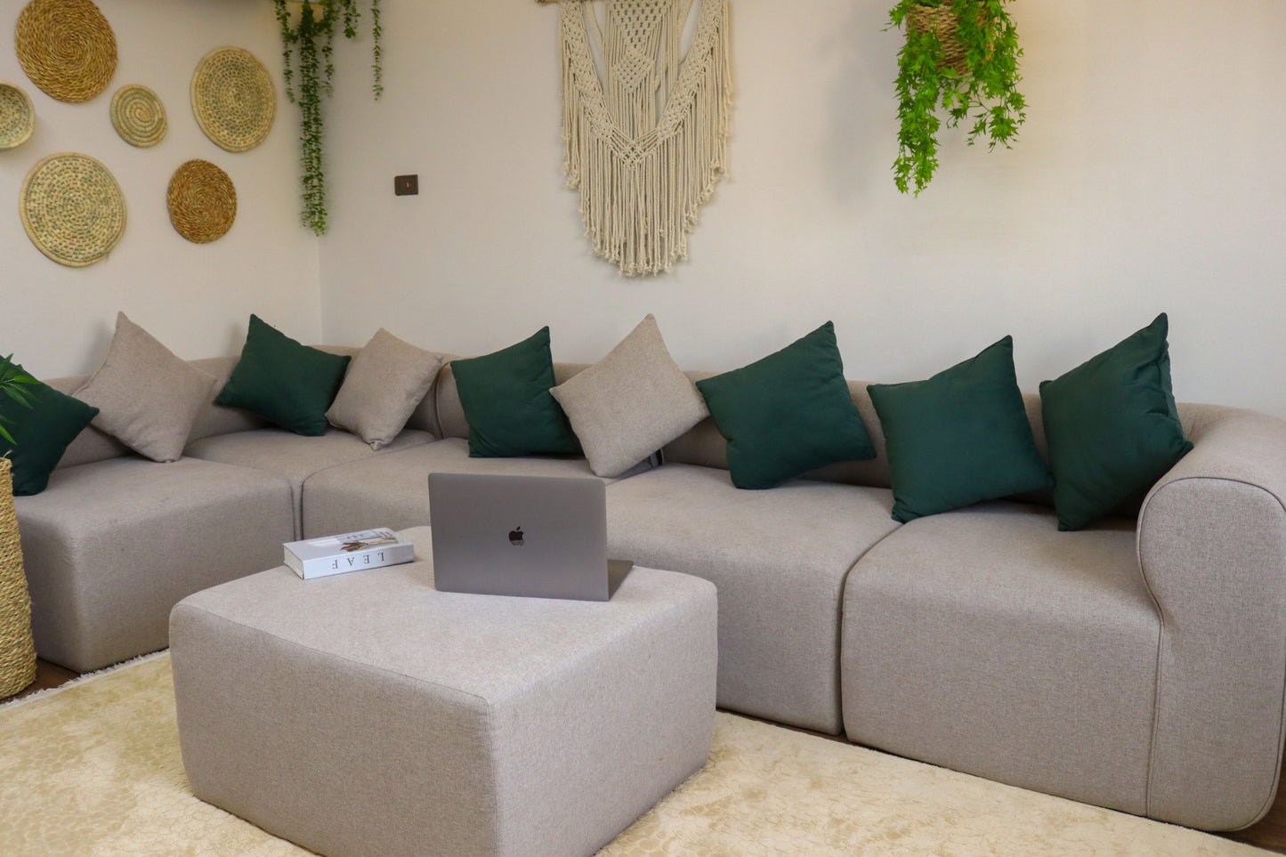 Modern 6-piece sofa