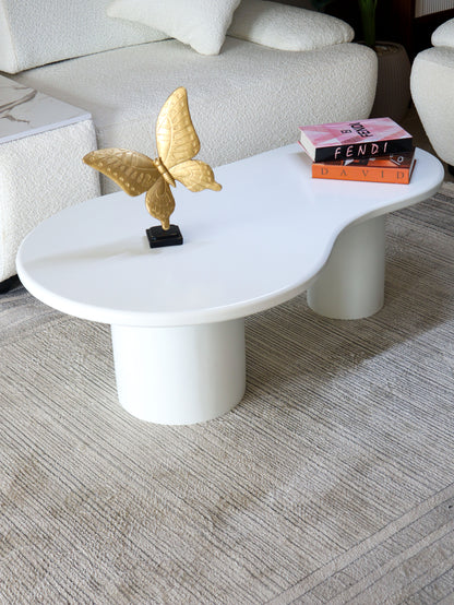 White coffee table