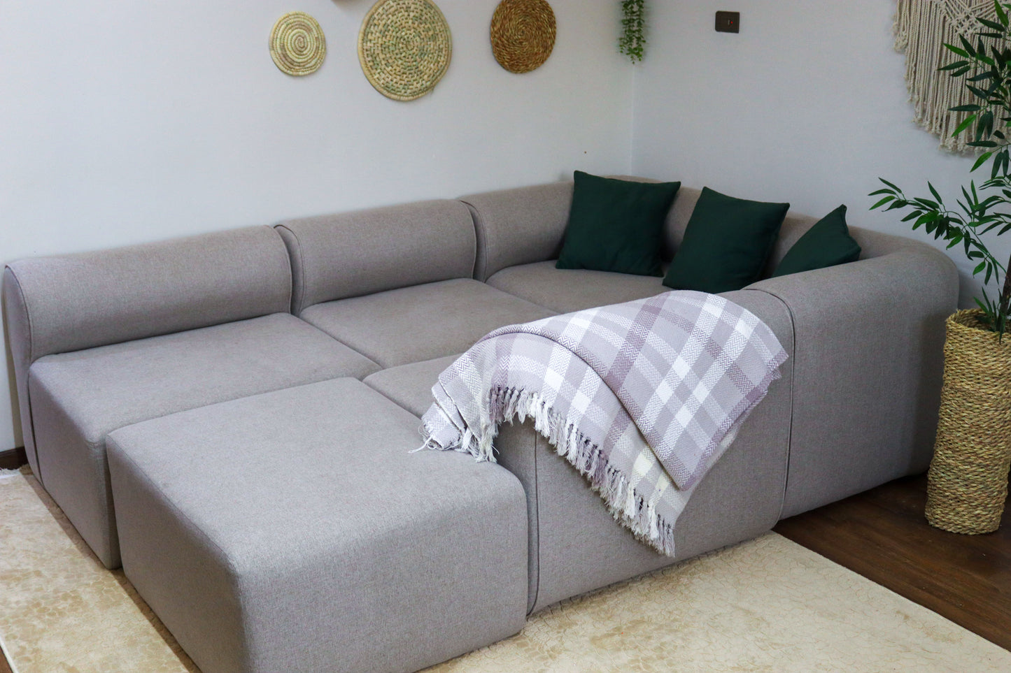 Modern 6-piece sofa