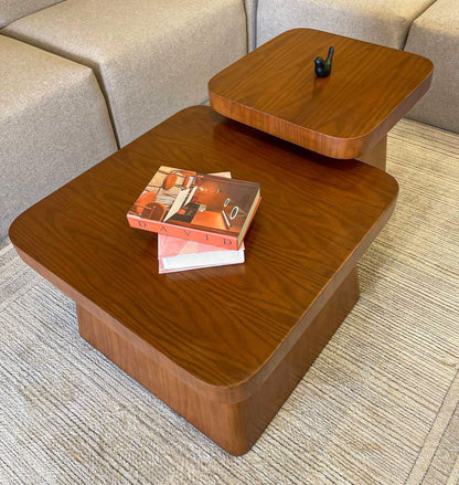 Two pyramid coffee tables