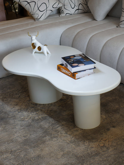 White coffee table