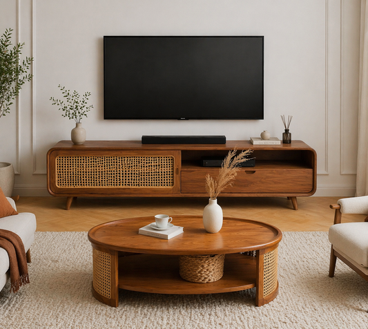 Ratan" TV & Coffee Table Set