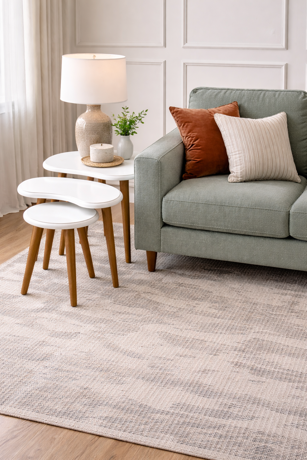 Ivory Flow Nesting Tables