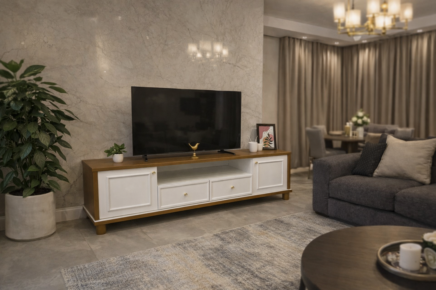 Aurora Luxe TV Console